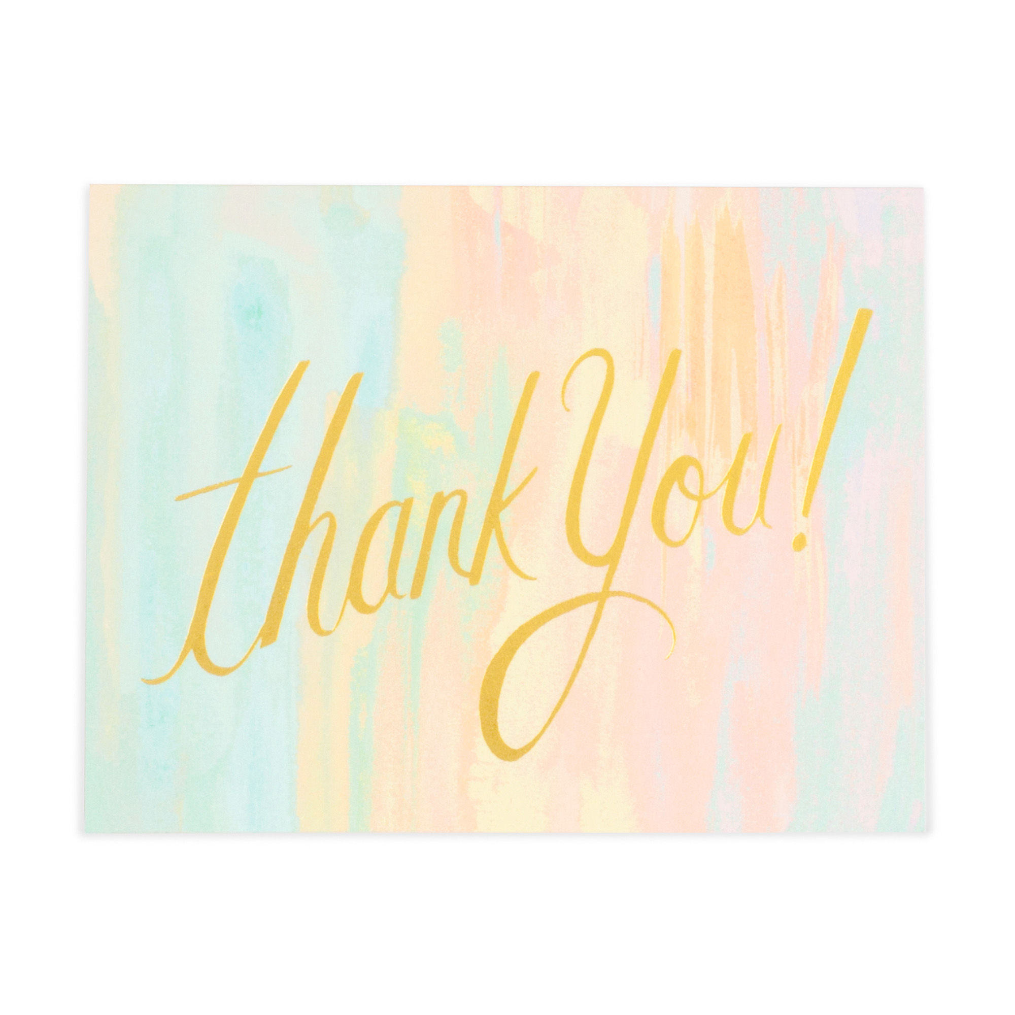 2000x2000 Thank You Watercolor Card Sugarfina A Luxury Candy Boutique - Card Watercolor