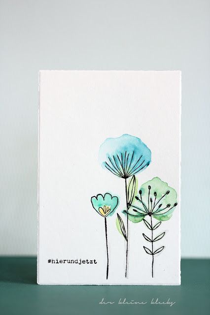 426x640 Der Kleine Klecks Colourings Watercolor, Cards And - Card Watercolor