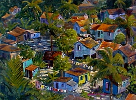 467x342 Caribbean Original Watercolors - Caribbean Watercolor