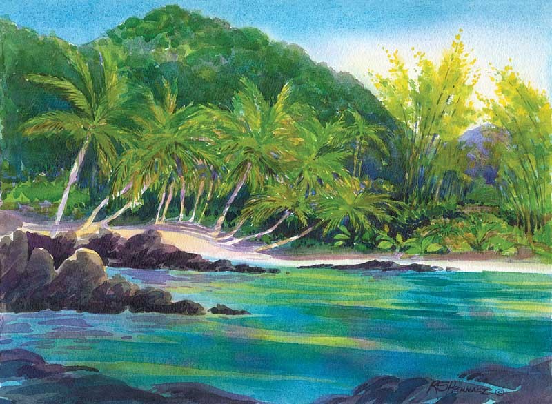 Caribbean Watercolor at PaintingValley.com | Explore collection of ...