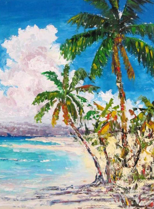 Caribbean Watercolor at PaintingValley.com | Explore collection of ...