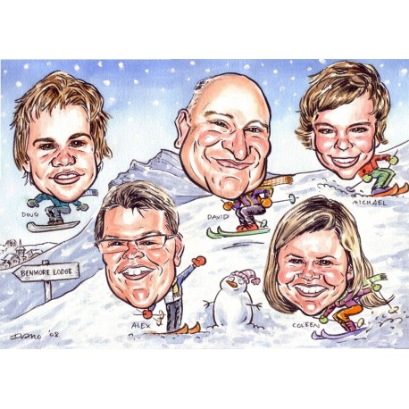 458x458 Caricature - Caricature Watercolor