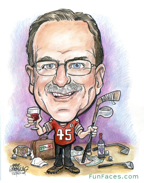 601x762 Color Watercolor Caricature Samples - Caricature Watercolor