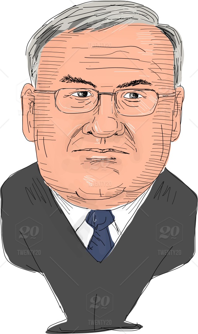 640x1079 June 8, 2017 Watercolor Style Illustration Of Mladin Ivanic - Caricature Watercolor