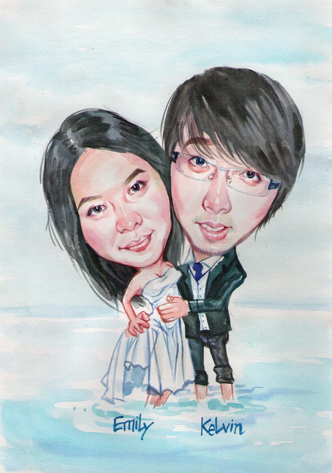 1123x1600 Portalite Studios August 2010 - Caricature Watercolor