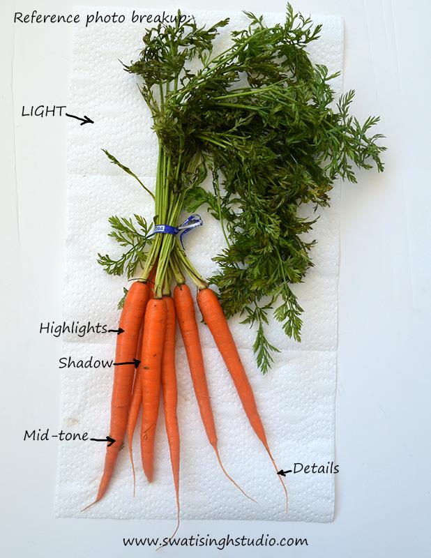 618x800 Swati Singh Art Blog - Carrot Watercolor