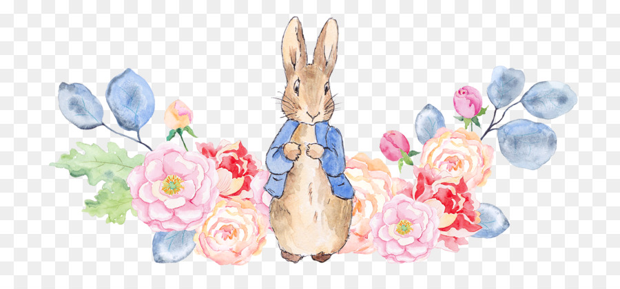 900x420 The Tale Of Peter Rabbit Watercolor Painting Illustration - Cartoon Watercolor