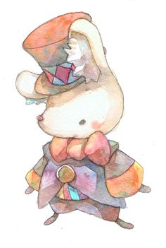 236x351 My Watercolor Cartoon Painting ) My Watercolor Painting - Cartoon Watercolor