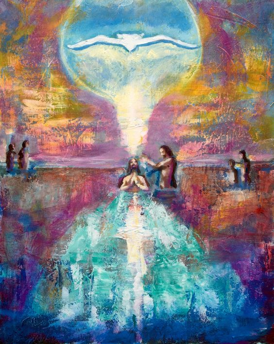 564x707 Catholic Modern Art Joy Of Nine9 - Catholic Watercolor