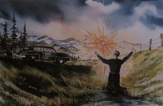 547x358 The Miracle Of The Eucharist - Catholic Watercolor