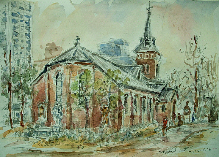 736x529 Archiartist Lee Sketchcrawl - Catholic Watercolor