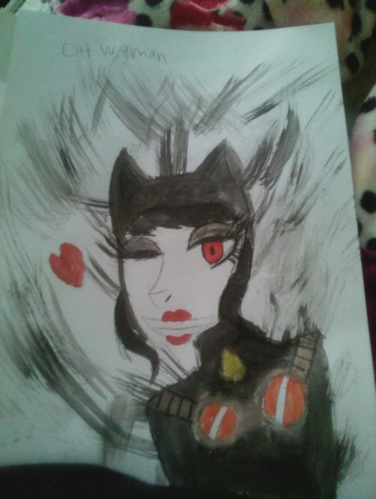 771x1024 Crappy Catwoman Watercolor Painting Dc Entertainment Amino - Catwoman Watercolor