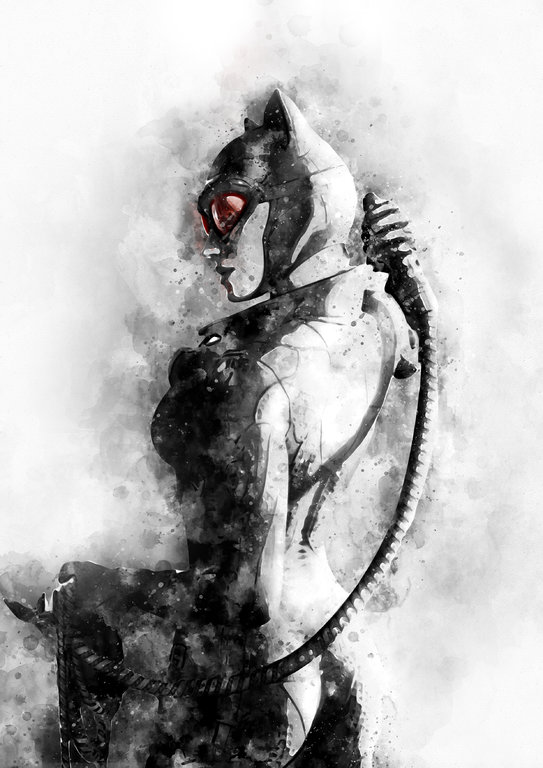 543x768 Catwoman - Catwoman Watercolor