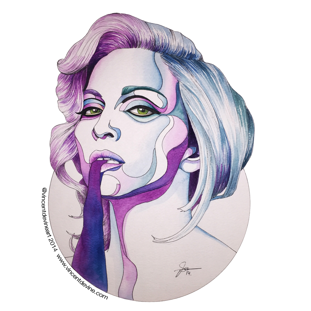 1000x1000 The Art Of Vincent Devine Portraiture - Celebrity Watercolor Portraits