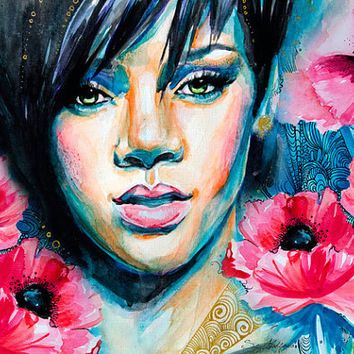 Celebrity Watercolor Portraits at PaintingValley.com | Explore ...