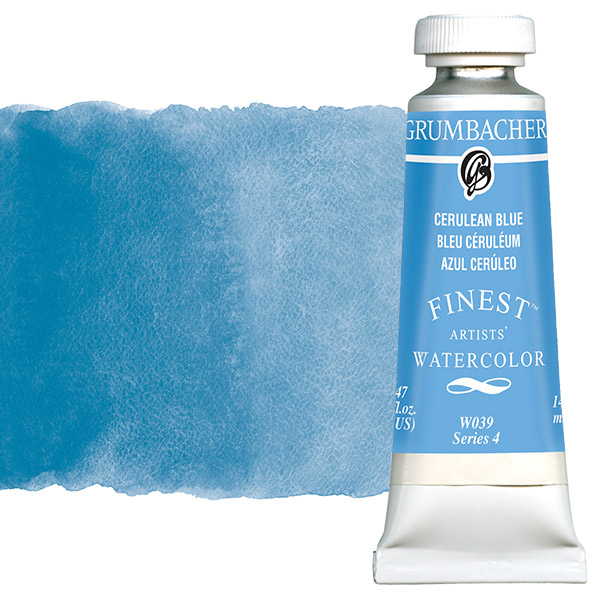 600x600 Cerulean Blue Watercolor - Cerulean Blue Watercolor