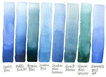 355x258 Daniel Smith Extra Fine Watercolor 15ml Paint Tube - Cerulean Blue Watercolor