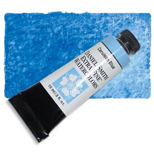 300x300 Cerulean Blue (Pb35) 15ml Tube, Daniel Smith Extra Fine Watercolor - Cerulean Blue Watercolor