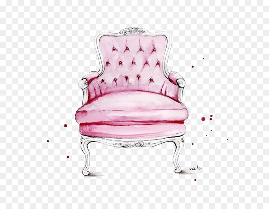900x700 Chair Fashion Illustration Watercolor Painting Illustration - Chair Watercolor