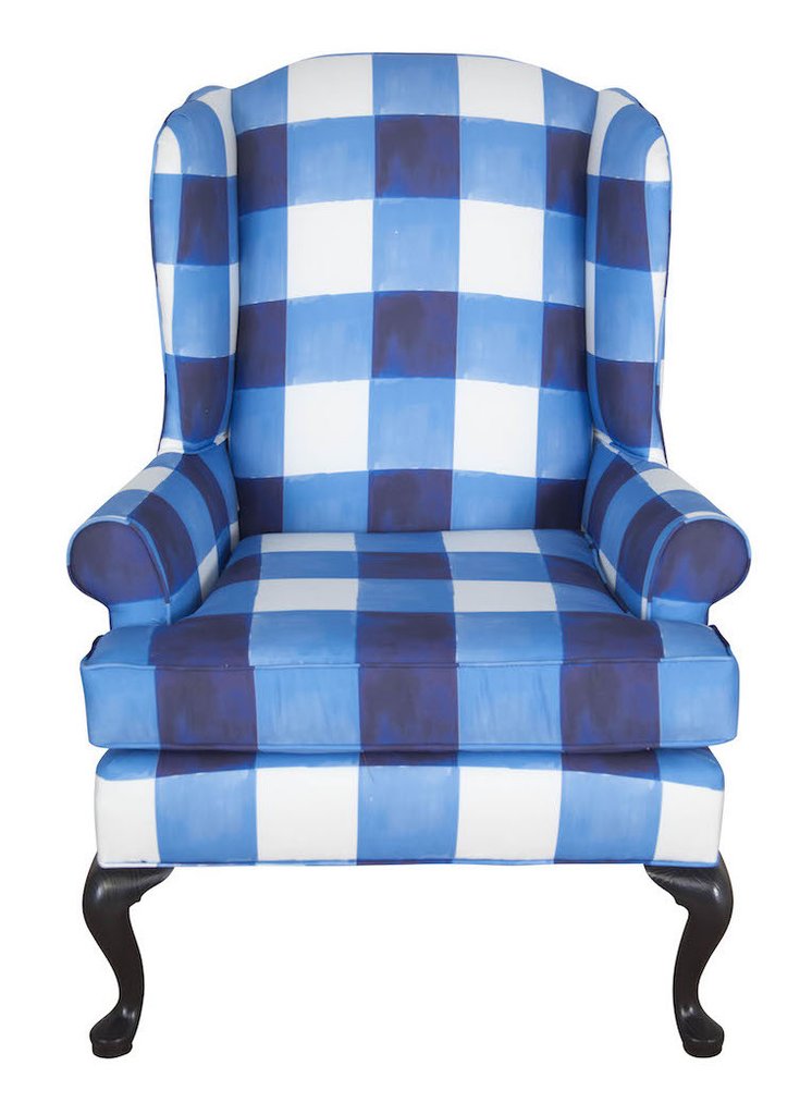 746x1024 Chelsea Wing Chair - Chair Watercolor