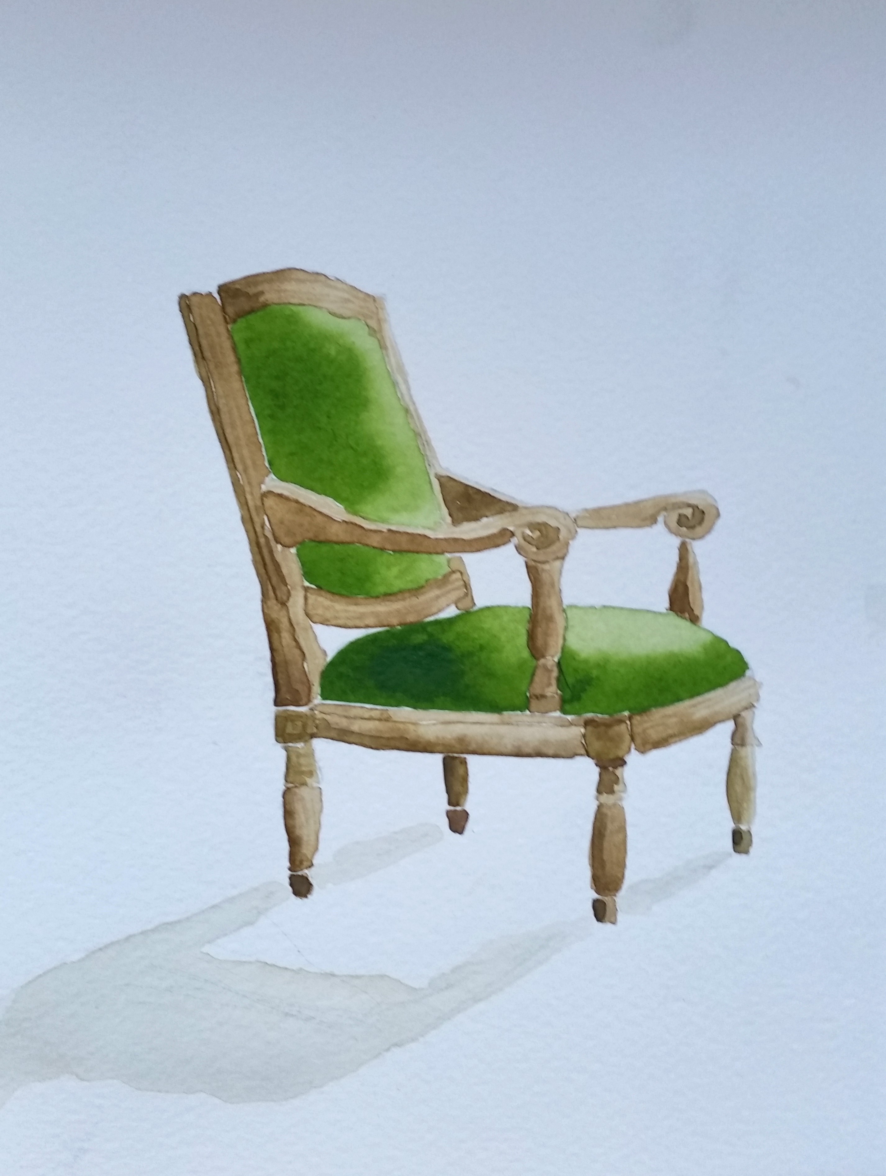 2853x3786 Watercolor Chairs Hicks Amp Henry - Chair Watercolor