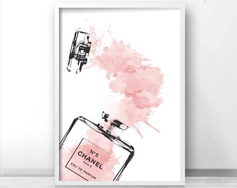 Chanel Watercolor at PaintingValley.com | Explore collection of Chanel ...