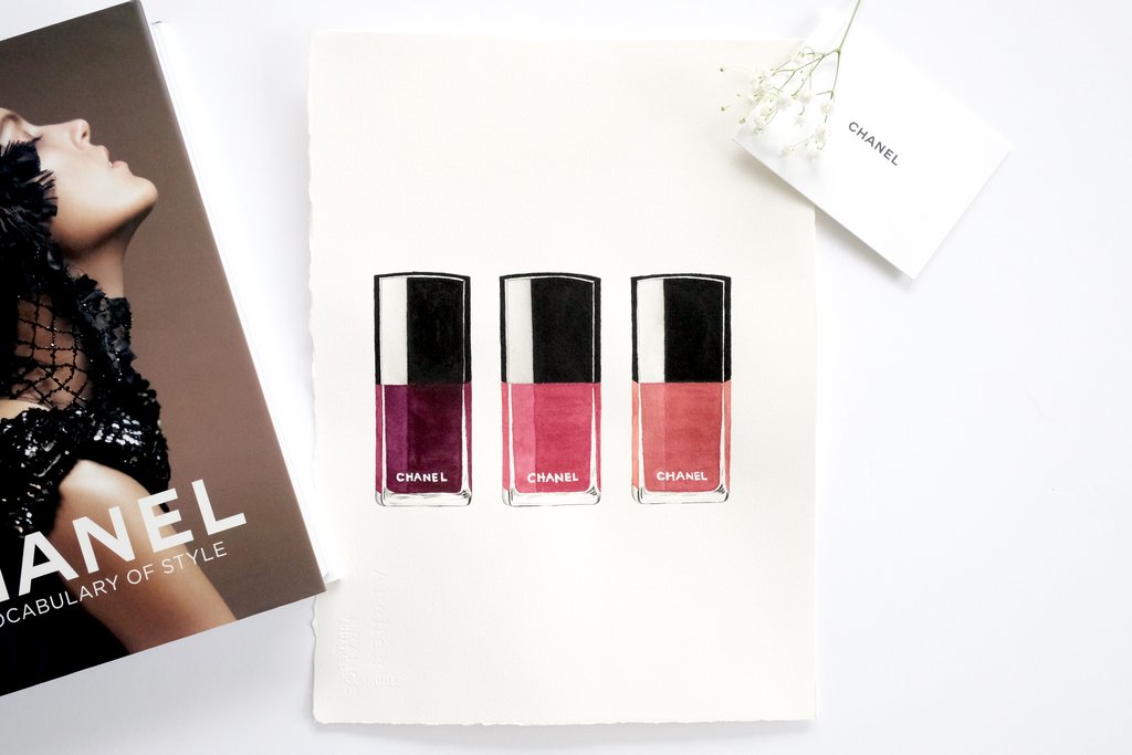 1024x683 Original Painting - Chanel Watercolor