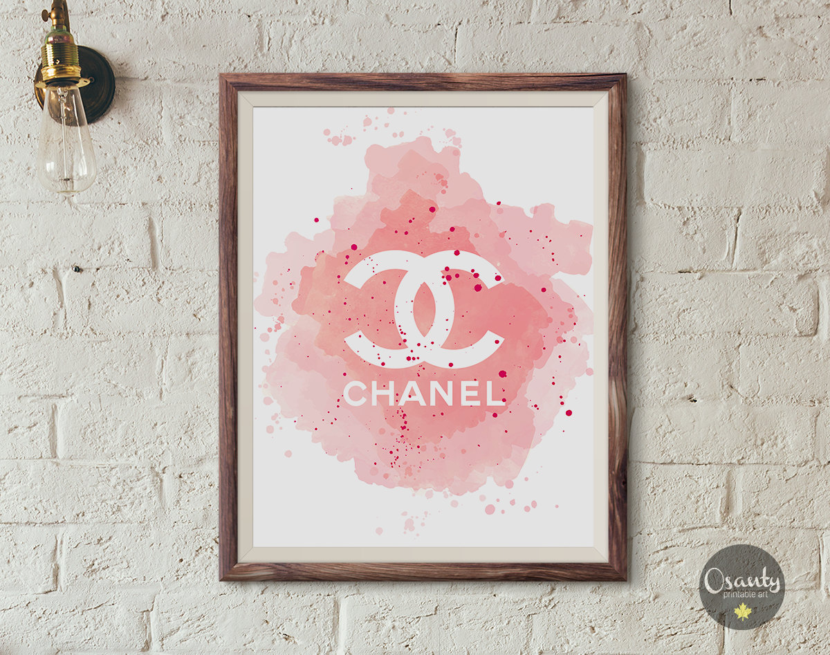 1200x947 Chanel Watercolor Art Osanty Printable Art - Chanel Watercolor