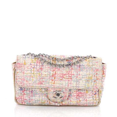 480x480 Buy Chanel Watercolor Clover Flap Bag Printed Canvas Small 1797401 - Chanel Watercolor