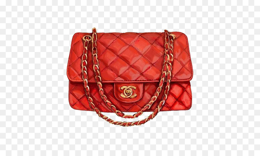 900x540 Chanel Handbag Watercolor Painting Fashion - Chanel Watercolor Bag