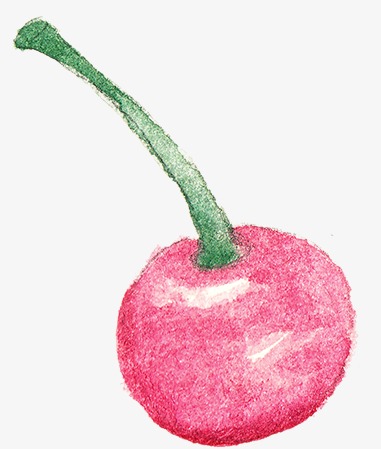381x449 Watercolor Cherry, Watercolor Clipart, Watercolor, Cherry Png - Cherry Watercolor