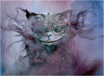 400x292 The Cheshire Cat - Cheshire Cat Watercolor