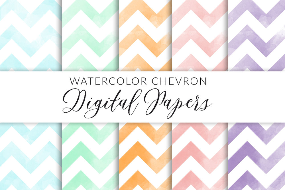 1000x666 Watercolor Chevron Patterns Charming Ink - Chevron Watercolor