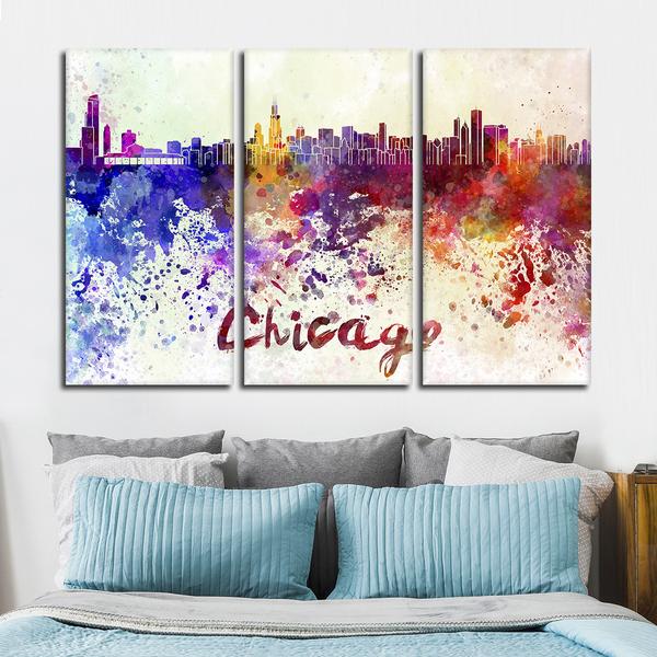 Chicago Watercolor at PaintingValley.com | Explore collection of ...