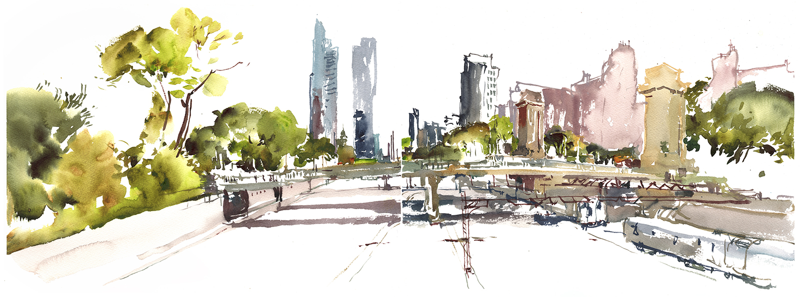 1600x595 Report From The Urban Sketchers Symposium, Chicago 2017 Citizen - Chicago Watercolor