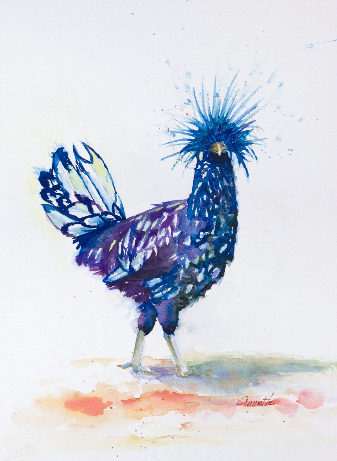1097x1500 Rooster Art, Rooster Watercolor Rooster Print Rooster Painting - Chicken Watercolor Paintings