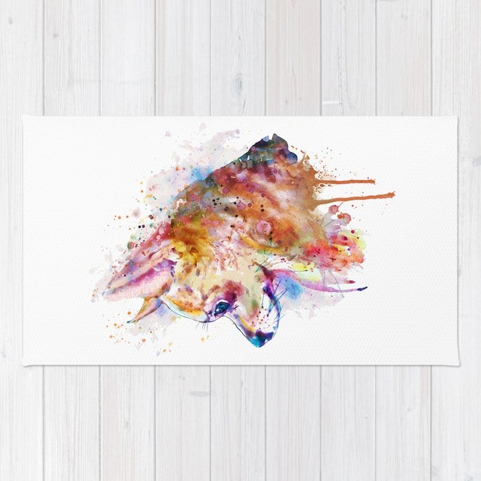 700x700 Watercolor Chihuahua Rug By Marianvoicu Society6 - Chihuahua Watercolor