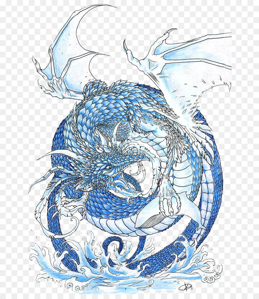 900x1040 Chinese Dragon Tattoo Drawing - Chinese Dragon Watercolor