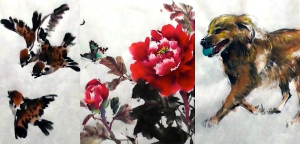 600x289 Chinese Watercolor Painting Techniques Spontaneous Style - Chinese Watercolor