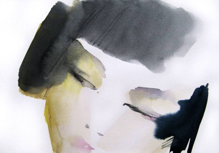770x539 Chinese Girl - Chinese Watercolor