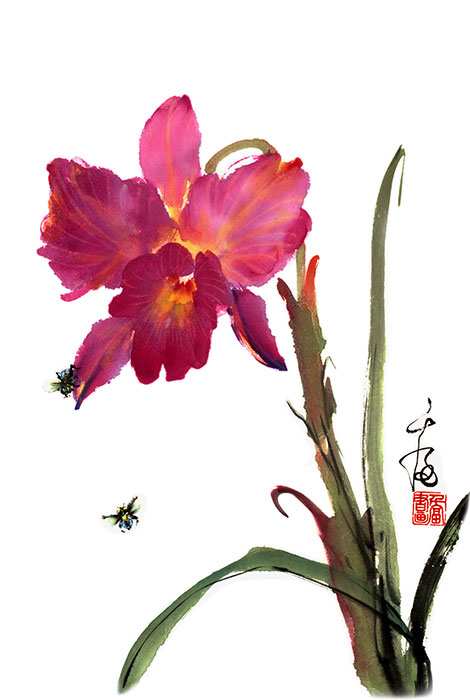 470x700 Chinese Watercolor Painting Luxury Chinese Watercolor Flowers - Chinese Watercolor Flowers