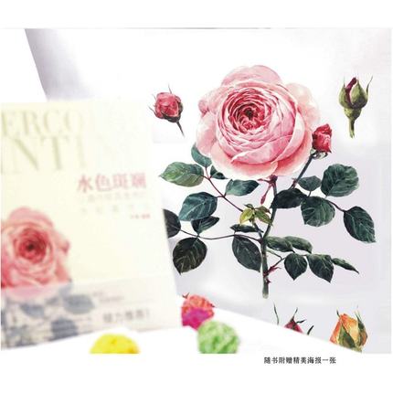 430x430 Chinese Watercolor Flowers Painting Techniques Painting Art Book - Chinese Watercolor Flowers