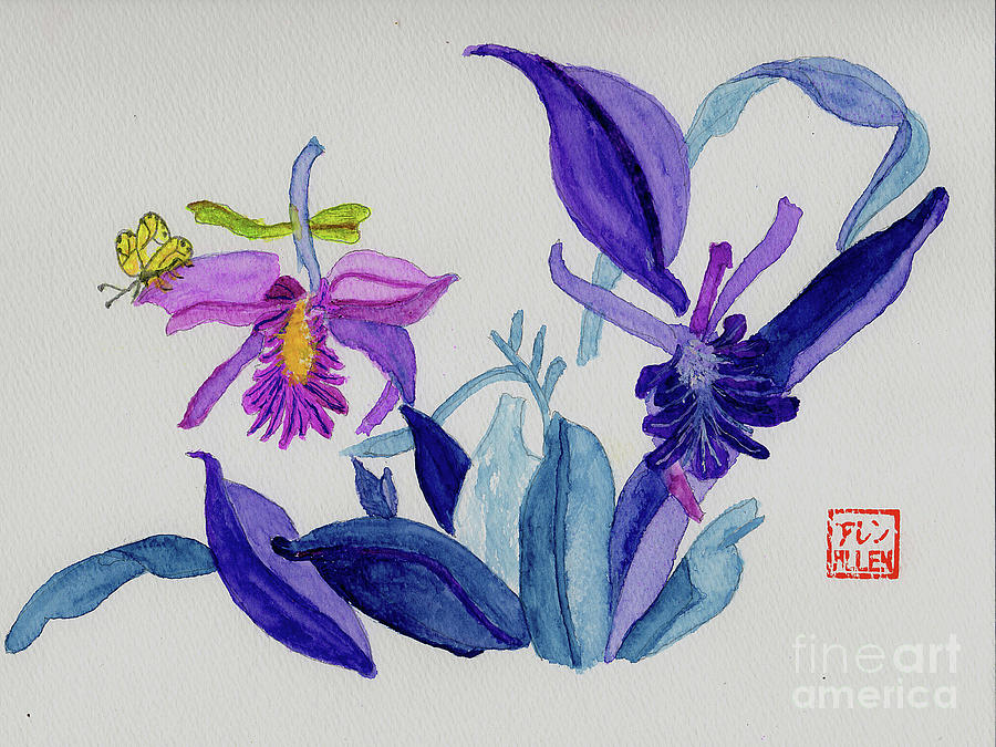 900x675 Chinese Watercolor - Chinese Watercolor Flowers