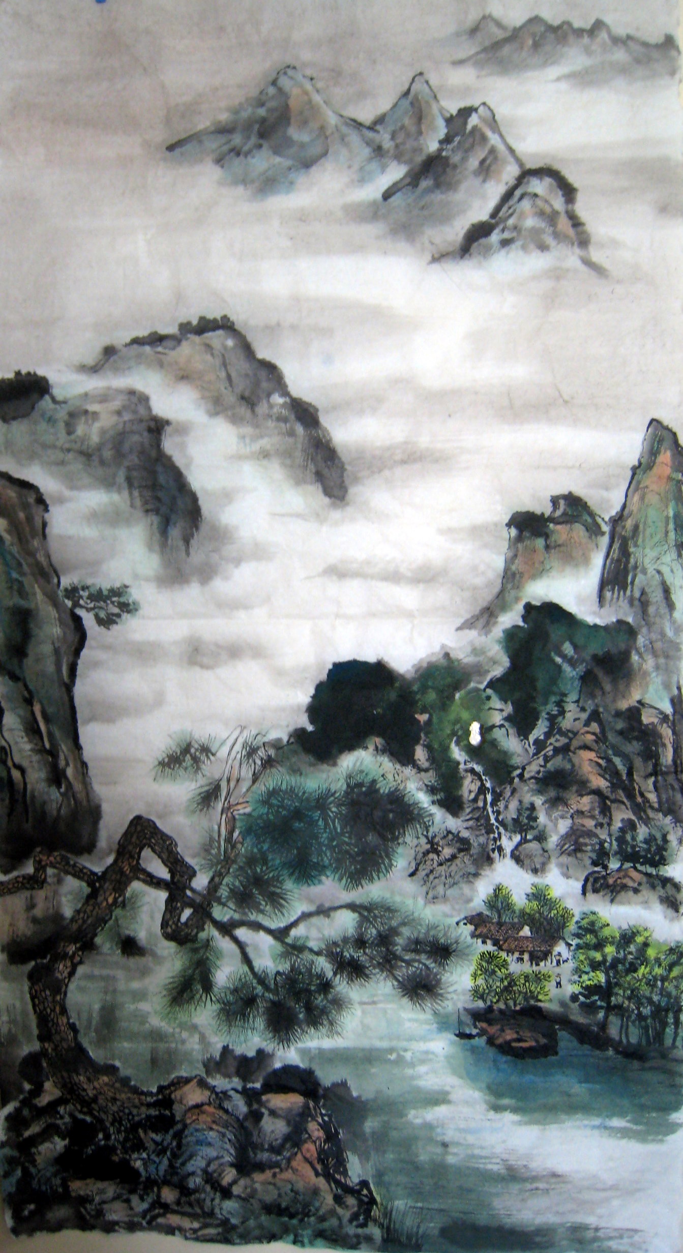 Chinese Watercolor Landscape at PaintingValley.com | Explore collection ...