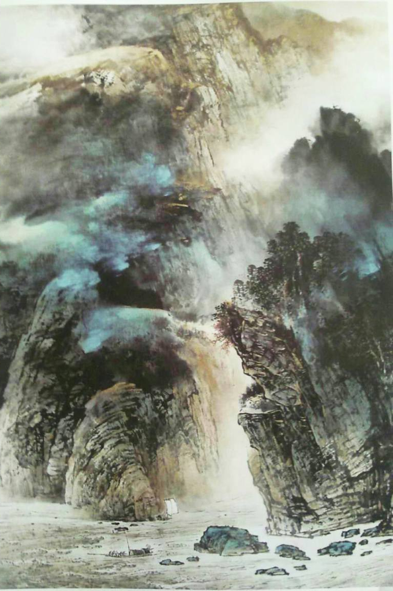 770x1158 Chinese Watercolor Landscape Paintings Saatchi Art Chinese - Chinese Watercolor Landscape Paintings