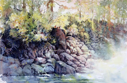 432x284 Landswc - Chinese Watercolor Landscape Paintings