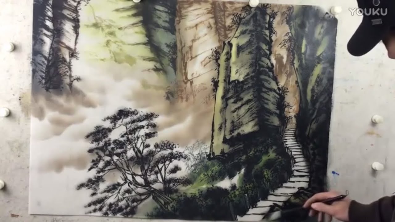 1280x720 Landscape Traditional Painting In Chinese Art - Chinese Watercolor Landscape Paintings