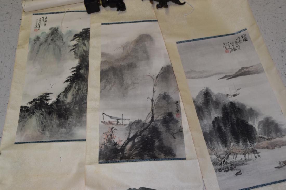 1100x733 Three Chinese Watercolor Landscape Paintings - Chinese Watercolor Landscape Paintings