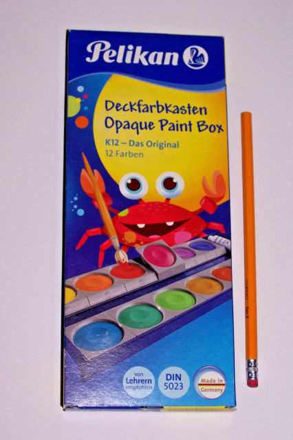 426x640 Pelikan Opaque Watercolor Paint Set 12 Colors Plus Chinese White - Chinese White Watercolor