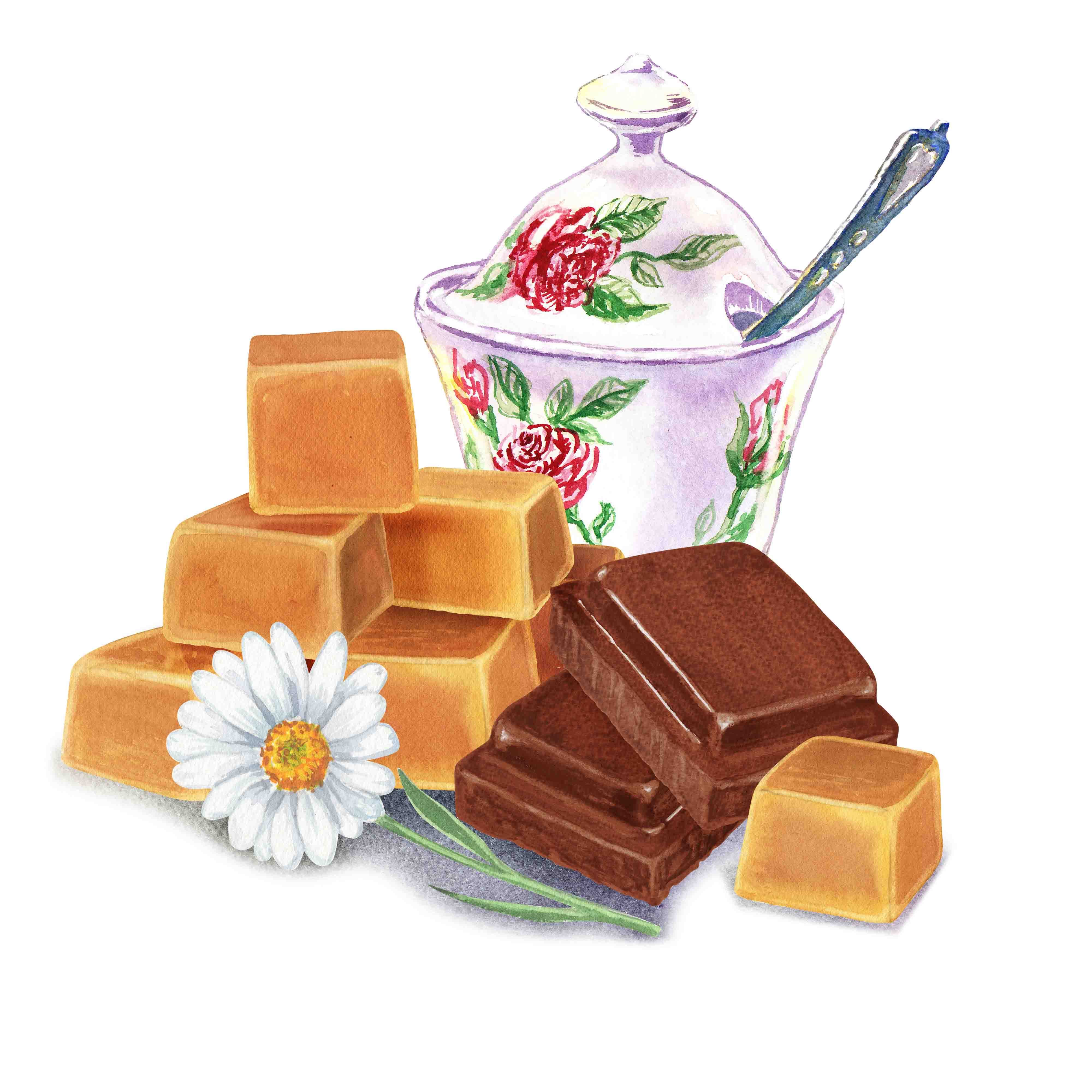 4000x4000 Posts About Chocolate Watercolour Artist Illustrator Irina - Chocolate Watercolor